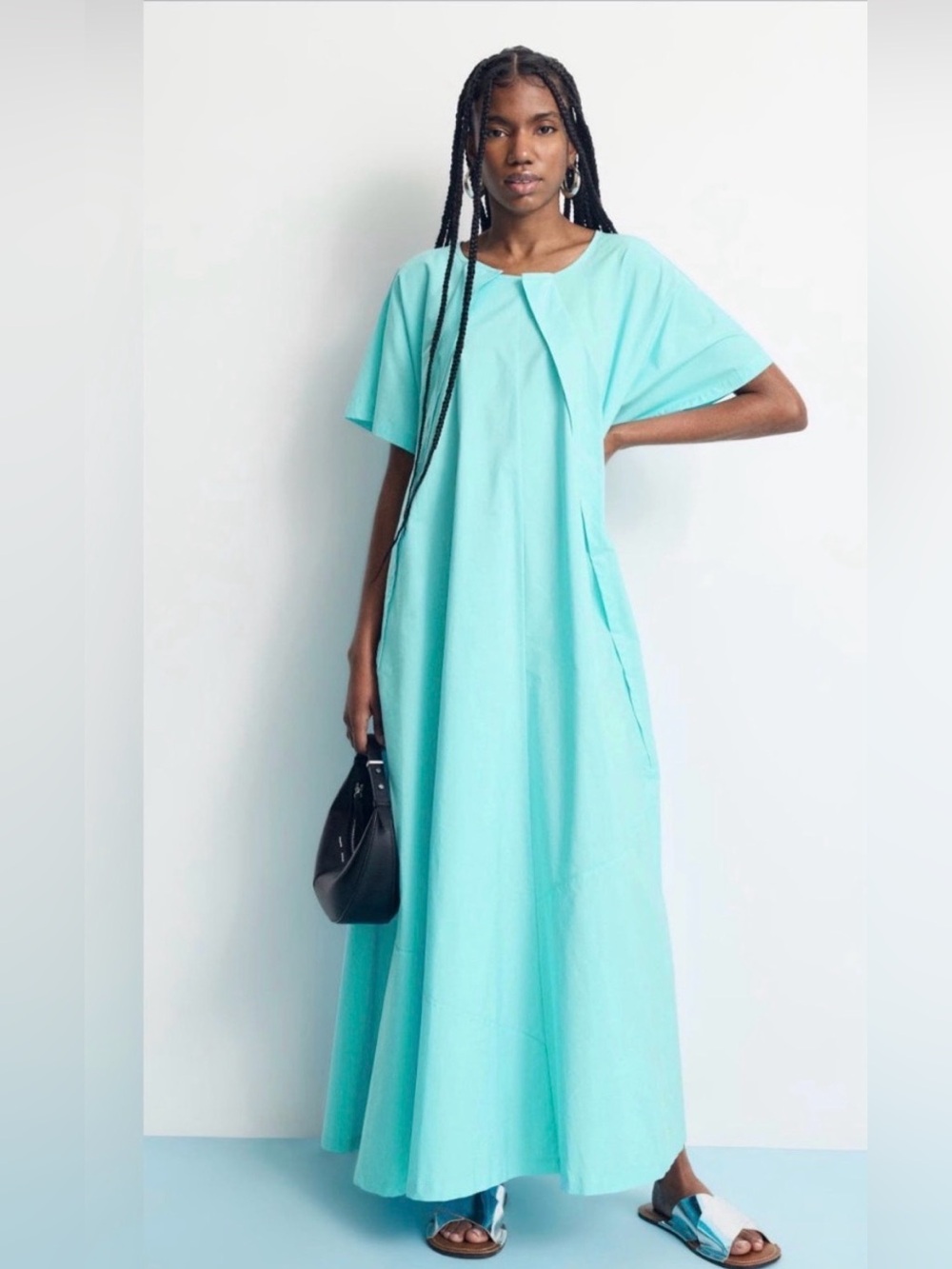 MM6 Maison Margiela Turquoise Maxi Dress sz 6